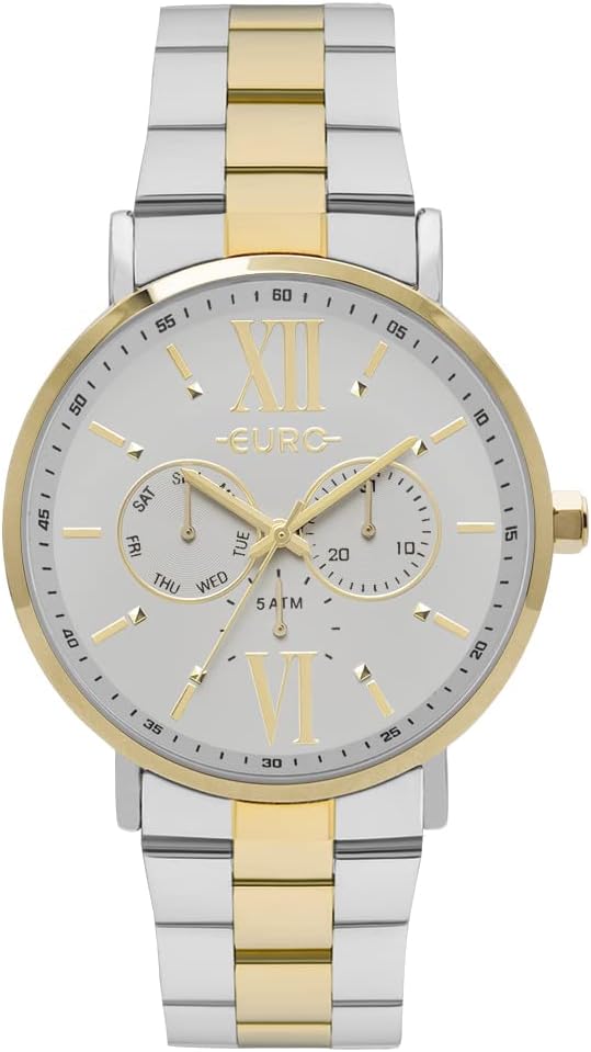 Relógio Euro Bicolor Analógico