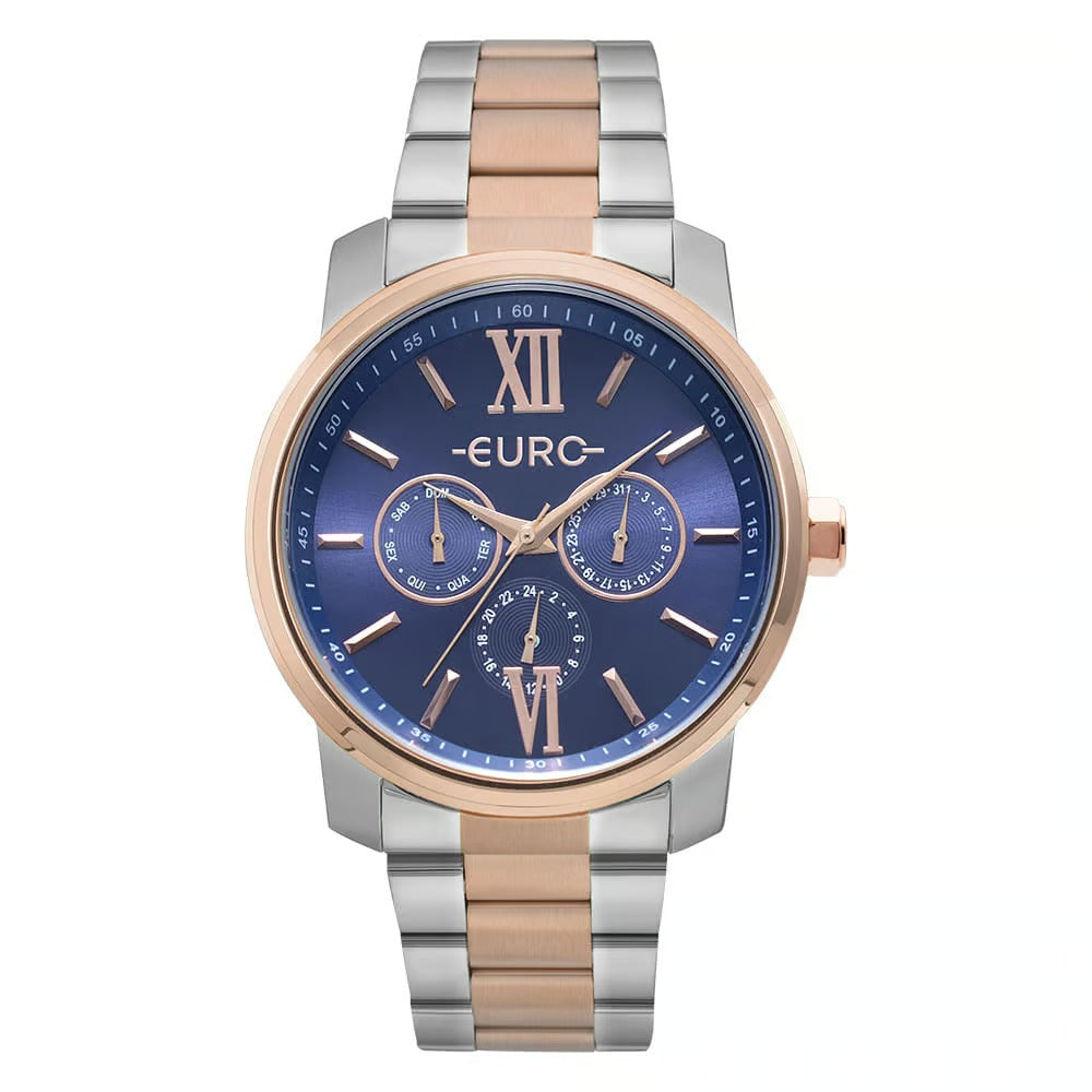 Relógio Euro Bicolor