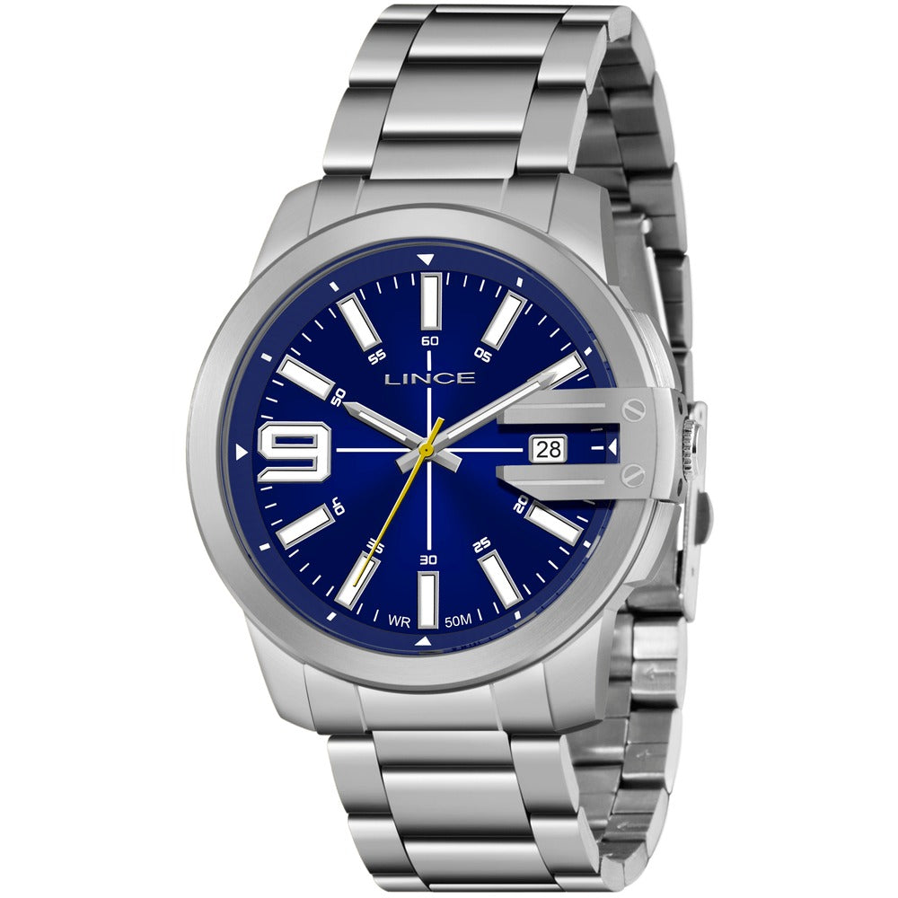 Relógio Lince Analógico Prata