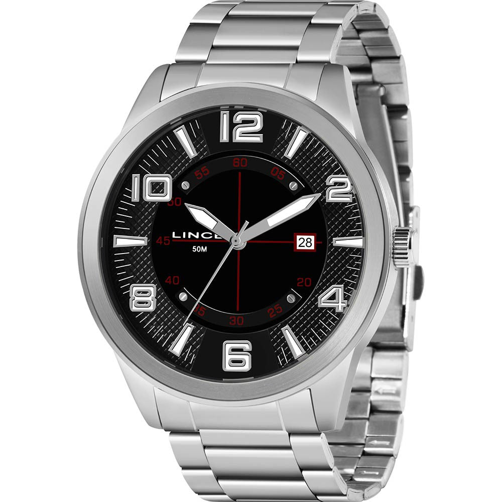 Relógio Lince Analógico Prata