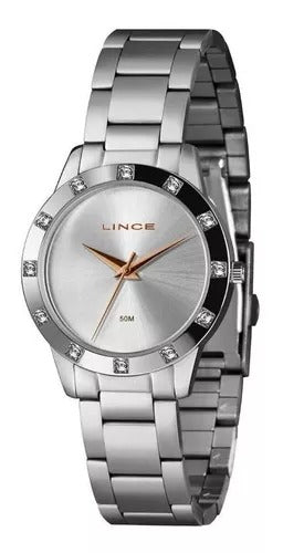 Relógio Lince Analógico Prata