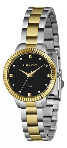 Relógio Lince Analógico Bicolor