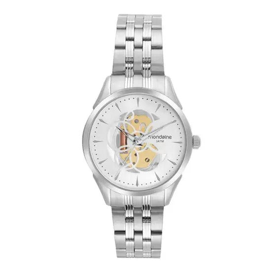 Relógio Mondaine Analógico Prata