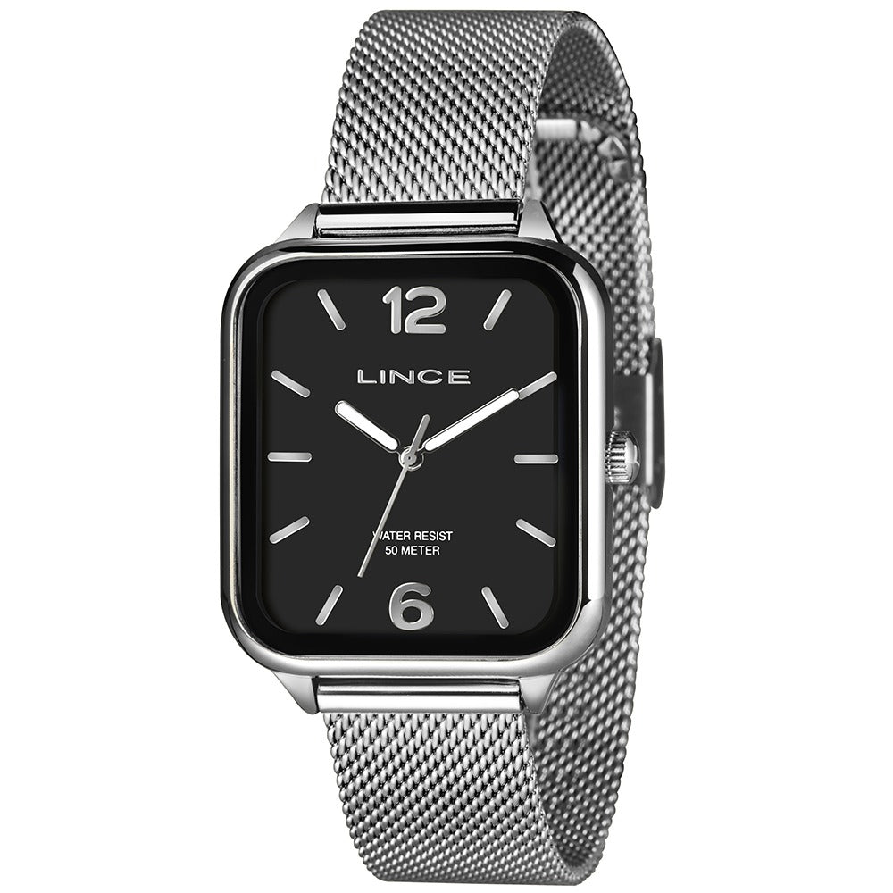 Relógio Lince Analógico Prata