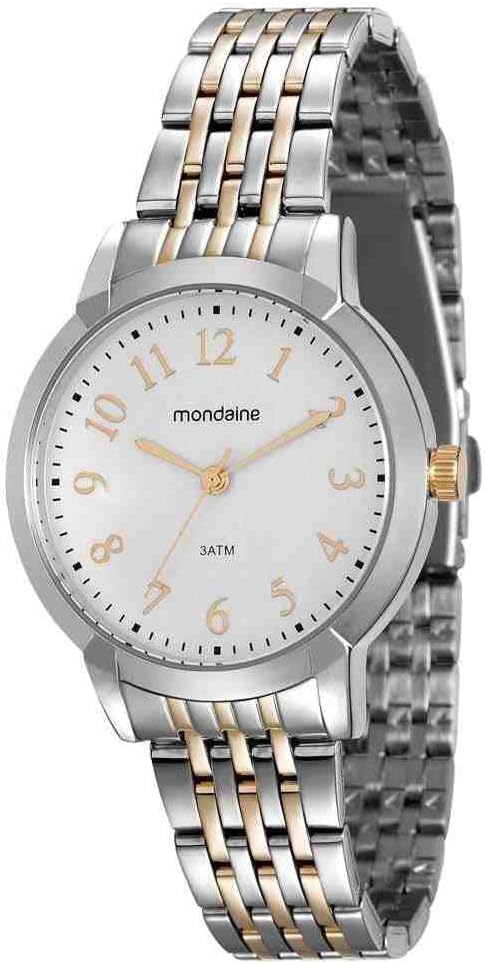 Relógio Mondaine Analógico Bicolor