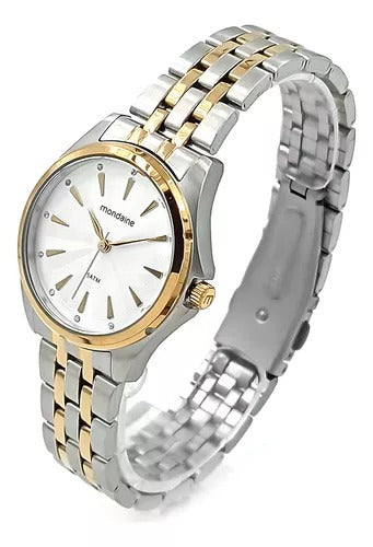 Relógio Mondaine Analógico Bicolor