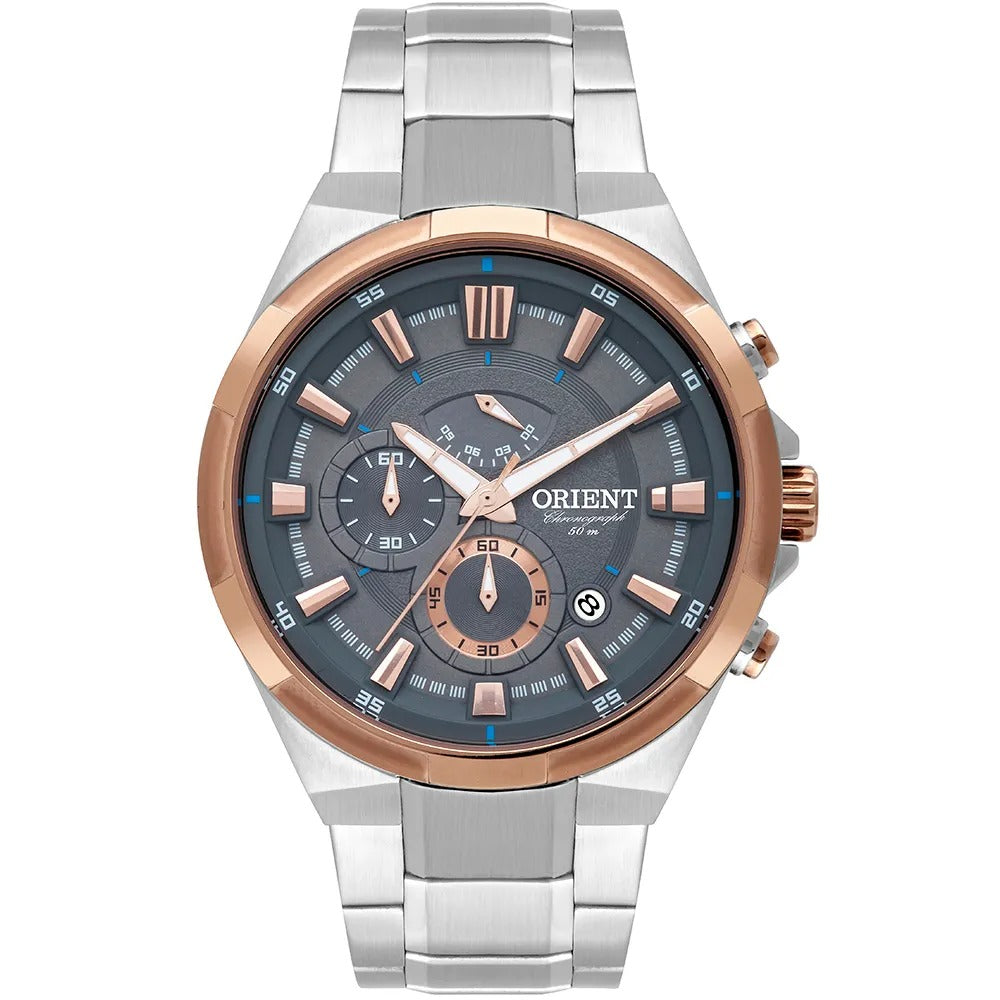 Relógio Orient Analógico Bicolor