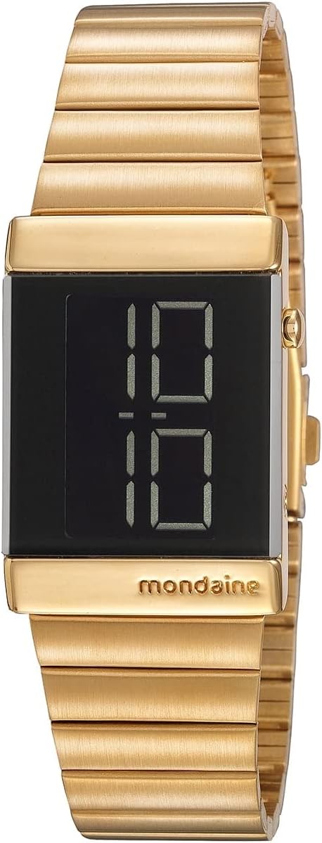 Relógio Mondaine Digital Dourado