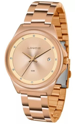 Relógio Lince Analógico Rosê