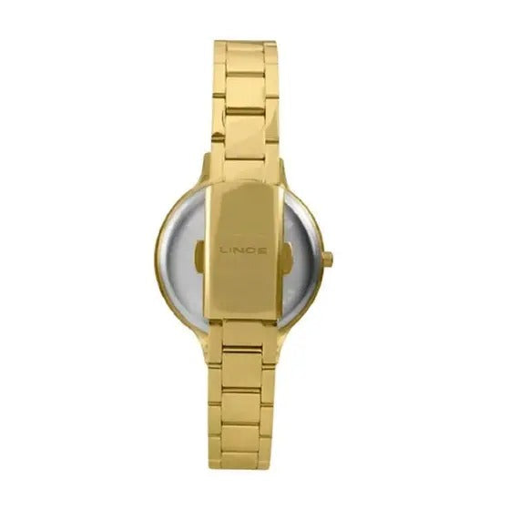 Relógio Lince Analógico Dourado
