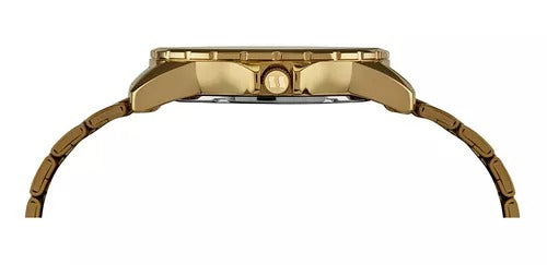 Relógio Seculus Analógico Dourado