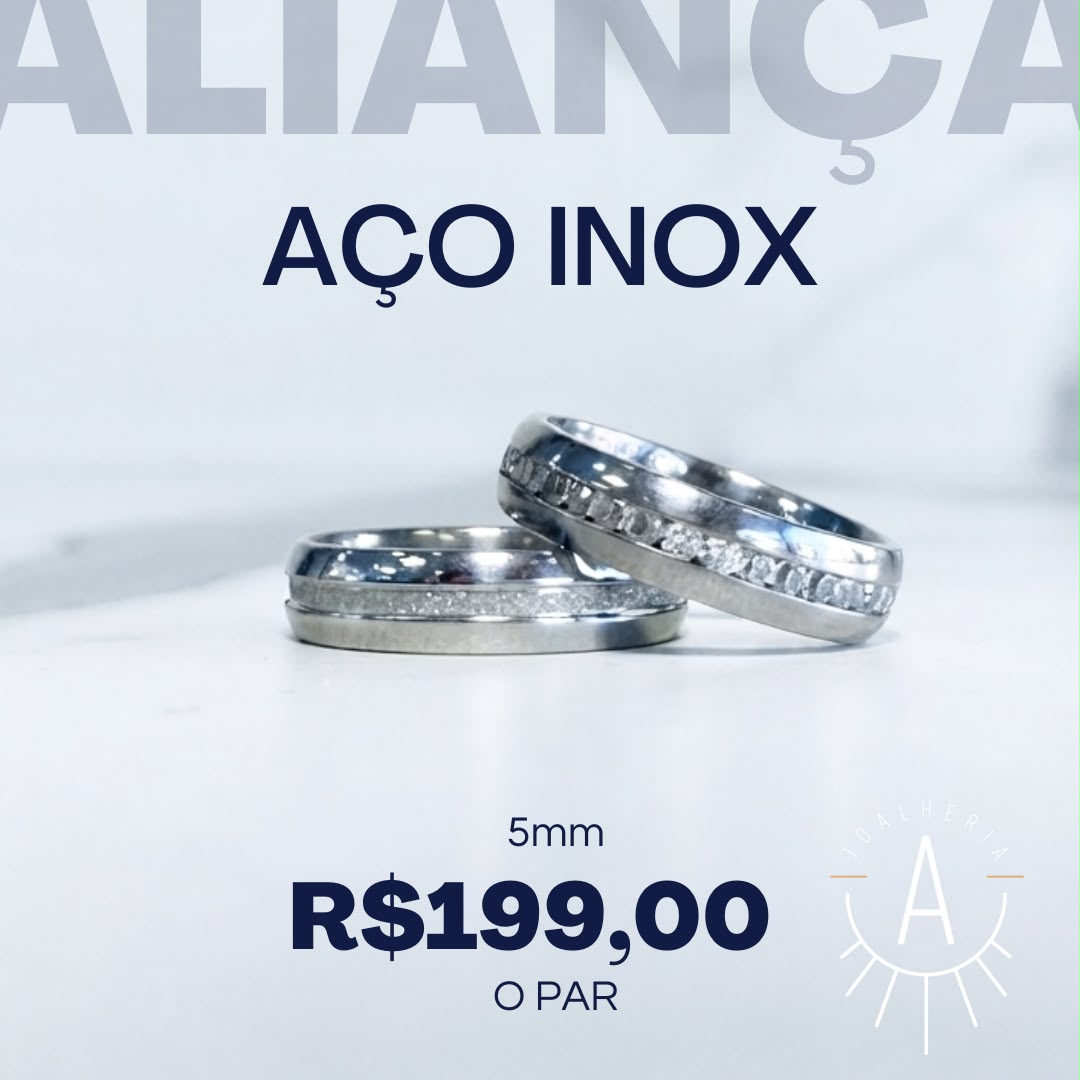 Aliança abaulada fio central cravejado