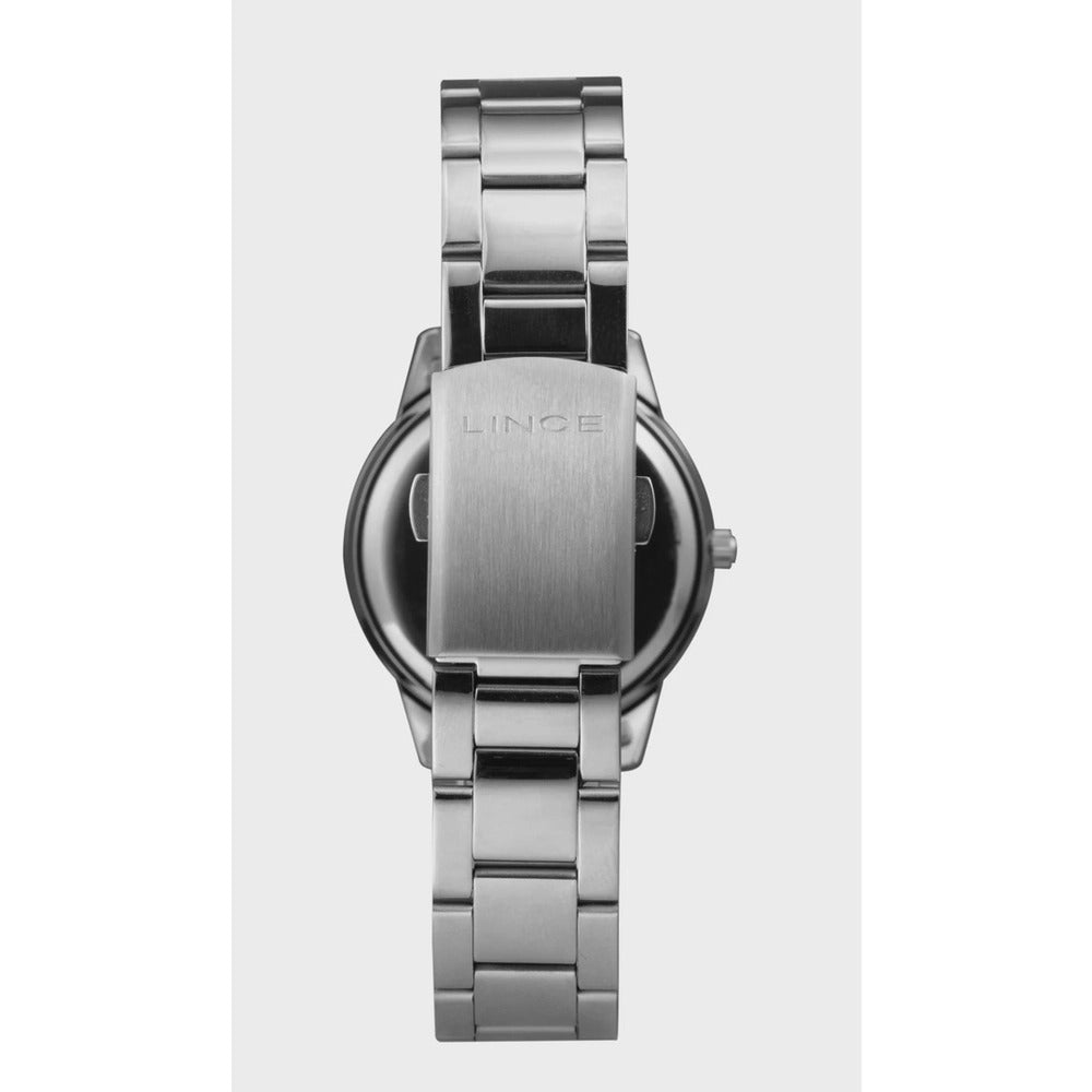 Relógio Lince Analógico Prata