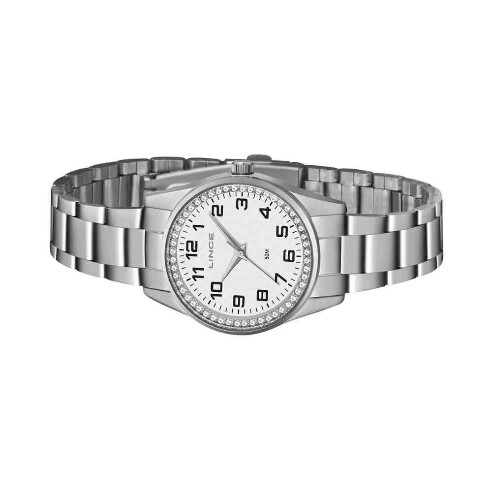 Relógio Lince Analógico Prata
