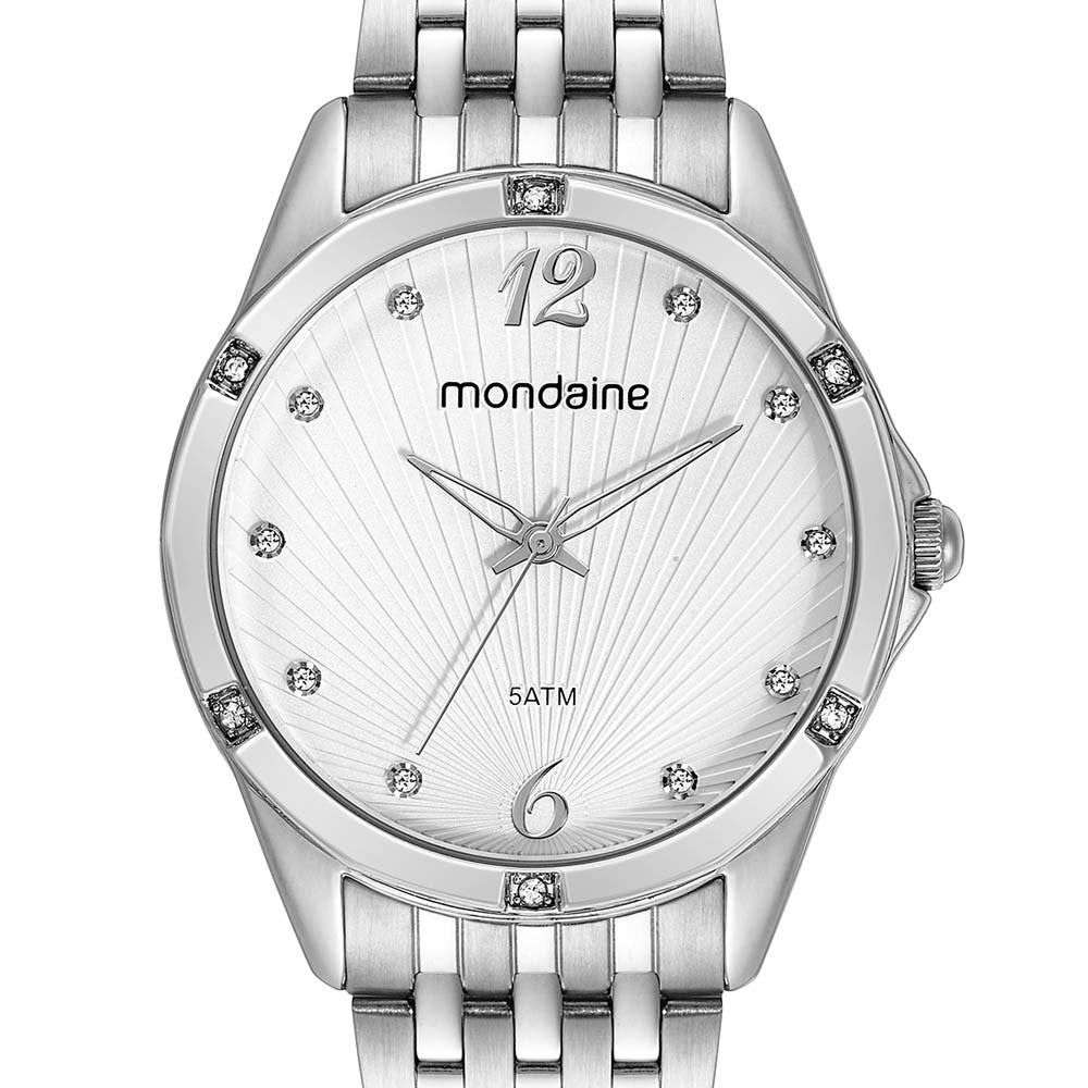 Relógio Mondaine Analógico Prata