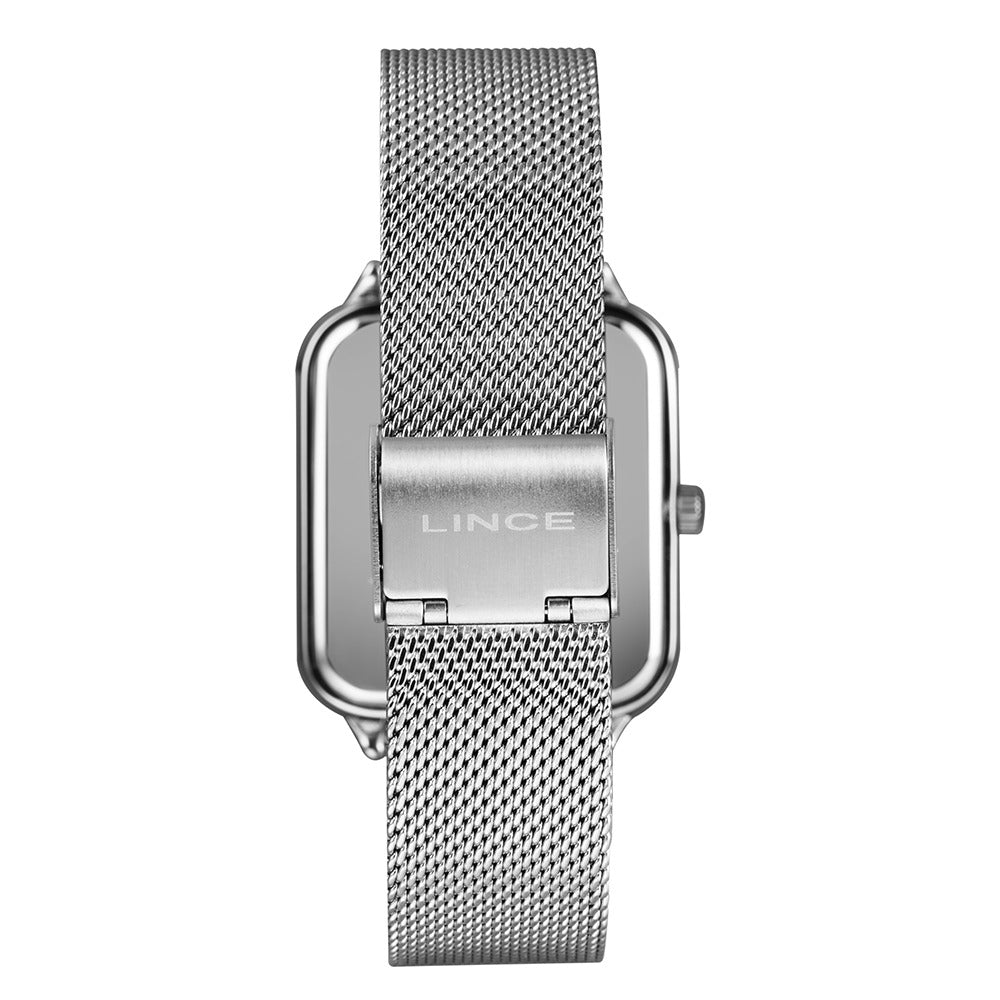 Relógio Lince Analógico Prata
