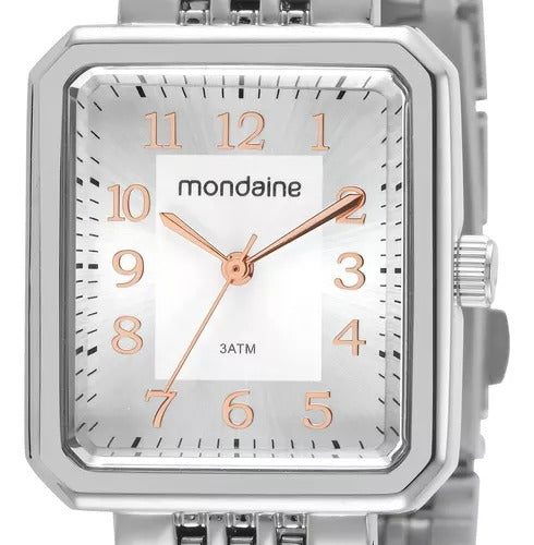 Relógio Mondaine Analógico Prata