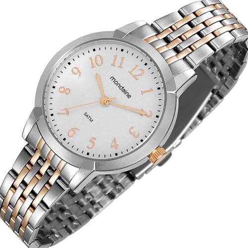 Relógio Mondaine Analógico Bicolor