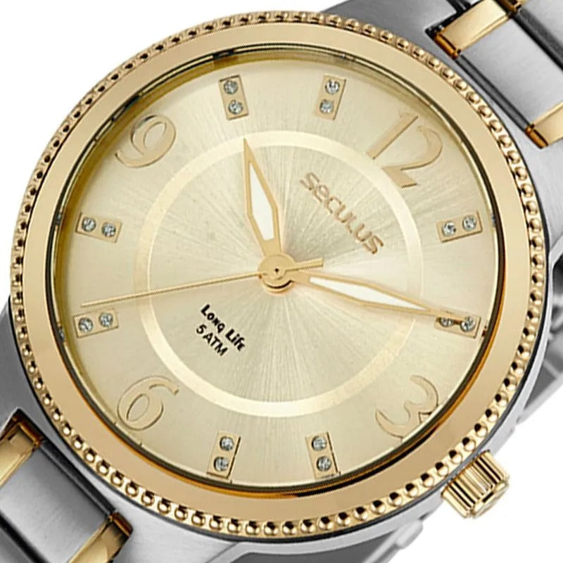 Relógio Seculus Bicolor