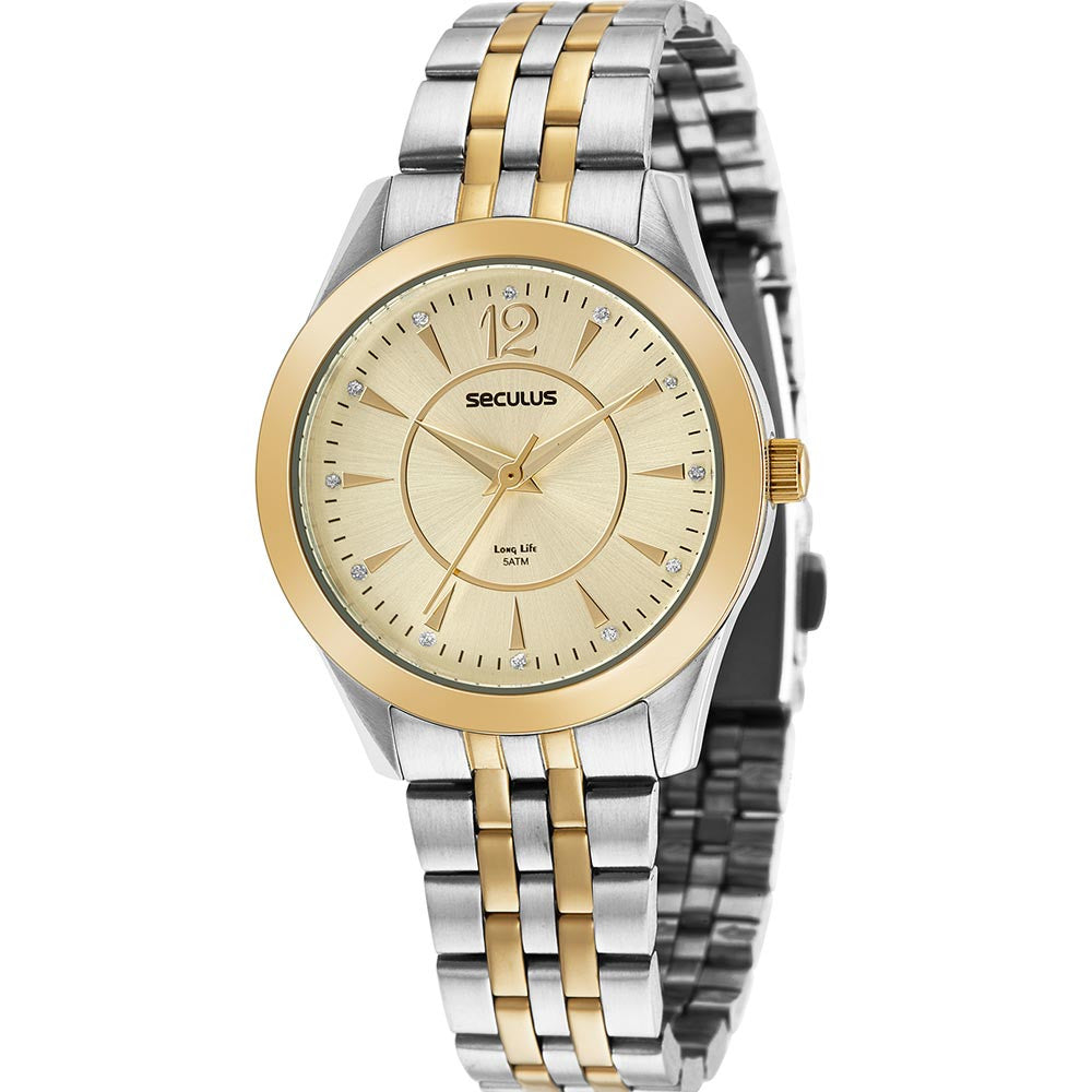 Relógio Seculus Bicolor