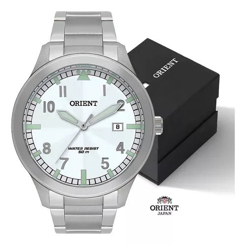 Relógio Orient Analógico Prata