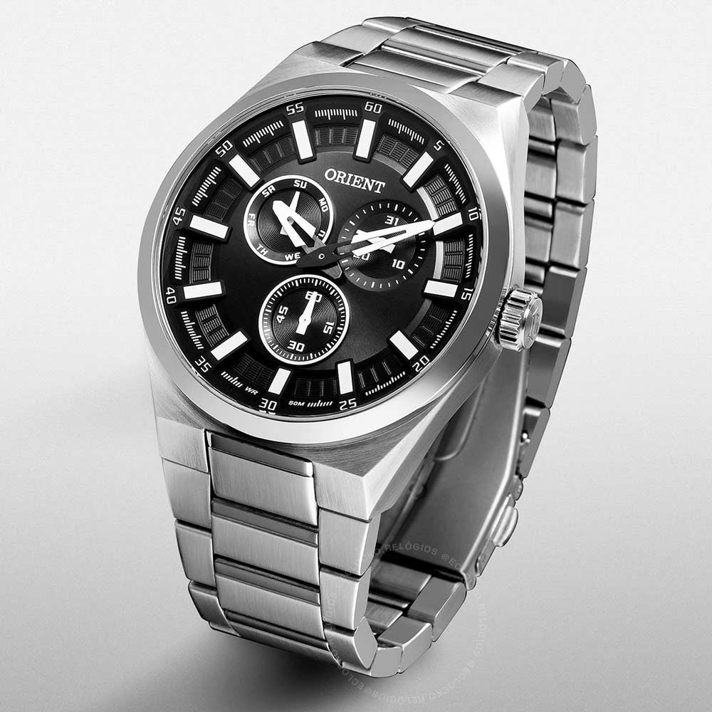 Relógio Orient Analógico Prata