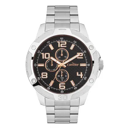 Relógio Condor Masculino Civic Prata - CO6P27AD/4P