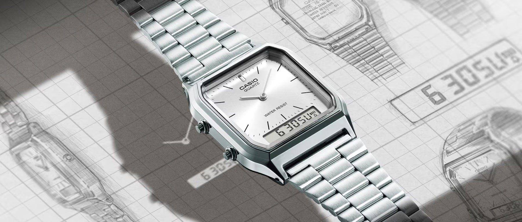 CASIO VINTAGE AQ-230A-7AMQY