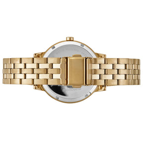 Kit Relógio Feminino Casual Dourado Com Semijoias