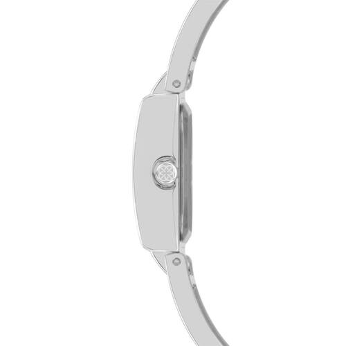 Relógio Euro Feminino  Bracelete Retangular Prateado