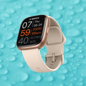 Smartwatch X-watch Prisma Troca Pulseiras Faz Ligações Rose Gold