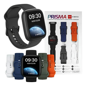 Relógio Smartwatch X-watch Troca Pulseira Compatível Alexa Preto