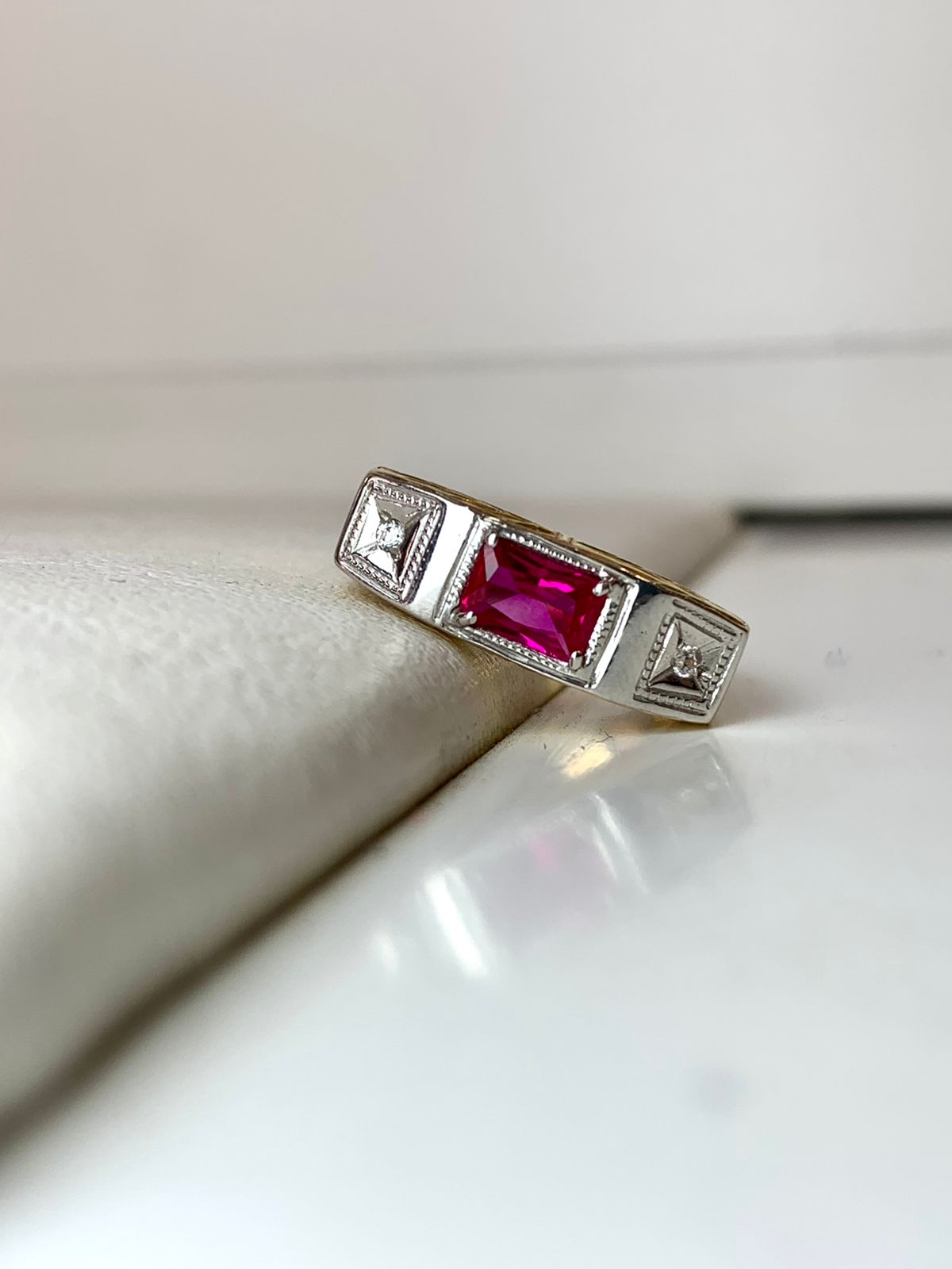 Anel de formatura ouro 18k