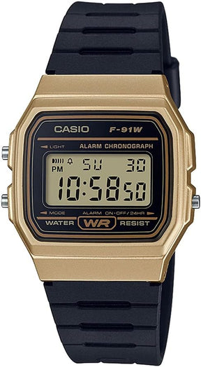 Relógio Casio Preto e Dourado