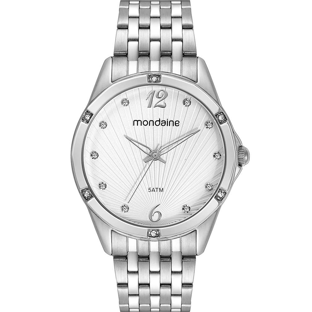 Relógio Mondaine Analógico Prata