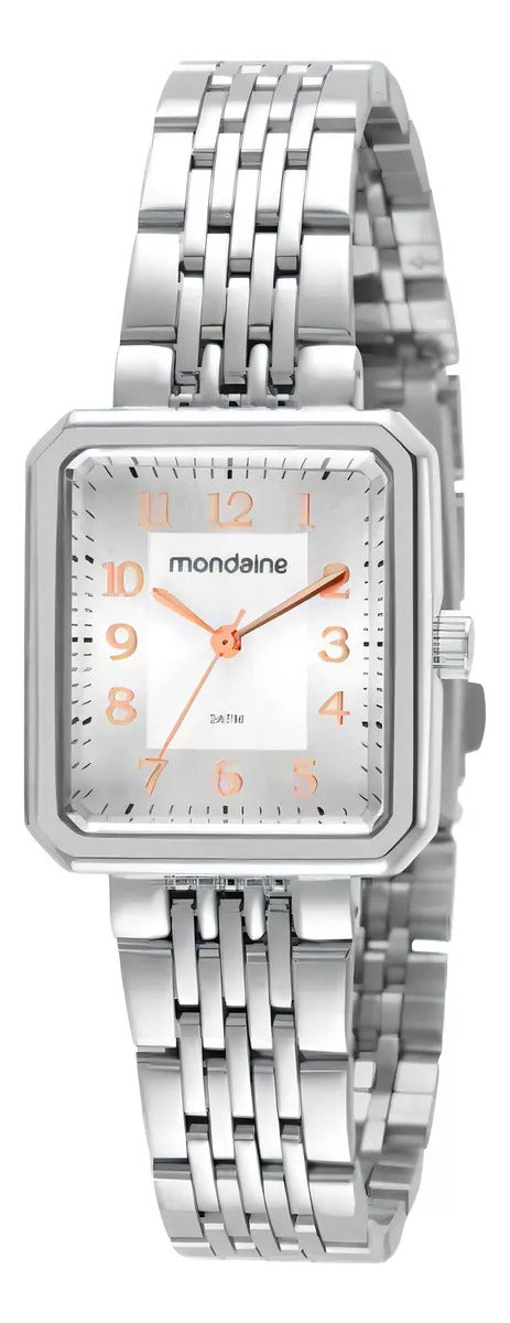 Relógio Mondaine Analógico Prata