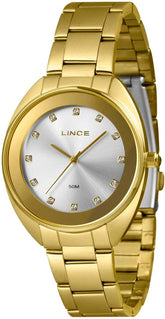 Relógio Lince Analógico Dourado
