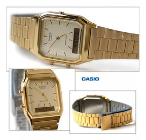 Relógio Casio Anadigi Dourado
