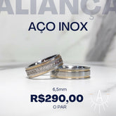 Aliança 3 fios