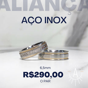 Aliança 3 fios