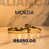 Aliança Abaulada 4MM