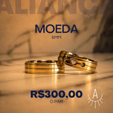 Aliança Coração Fio Coração 6mm