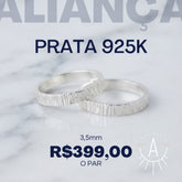 Aliança martelada