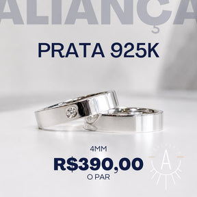 Aliança quadrada