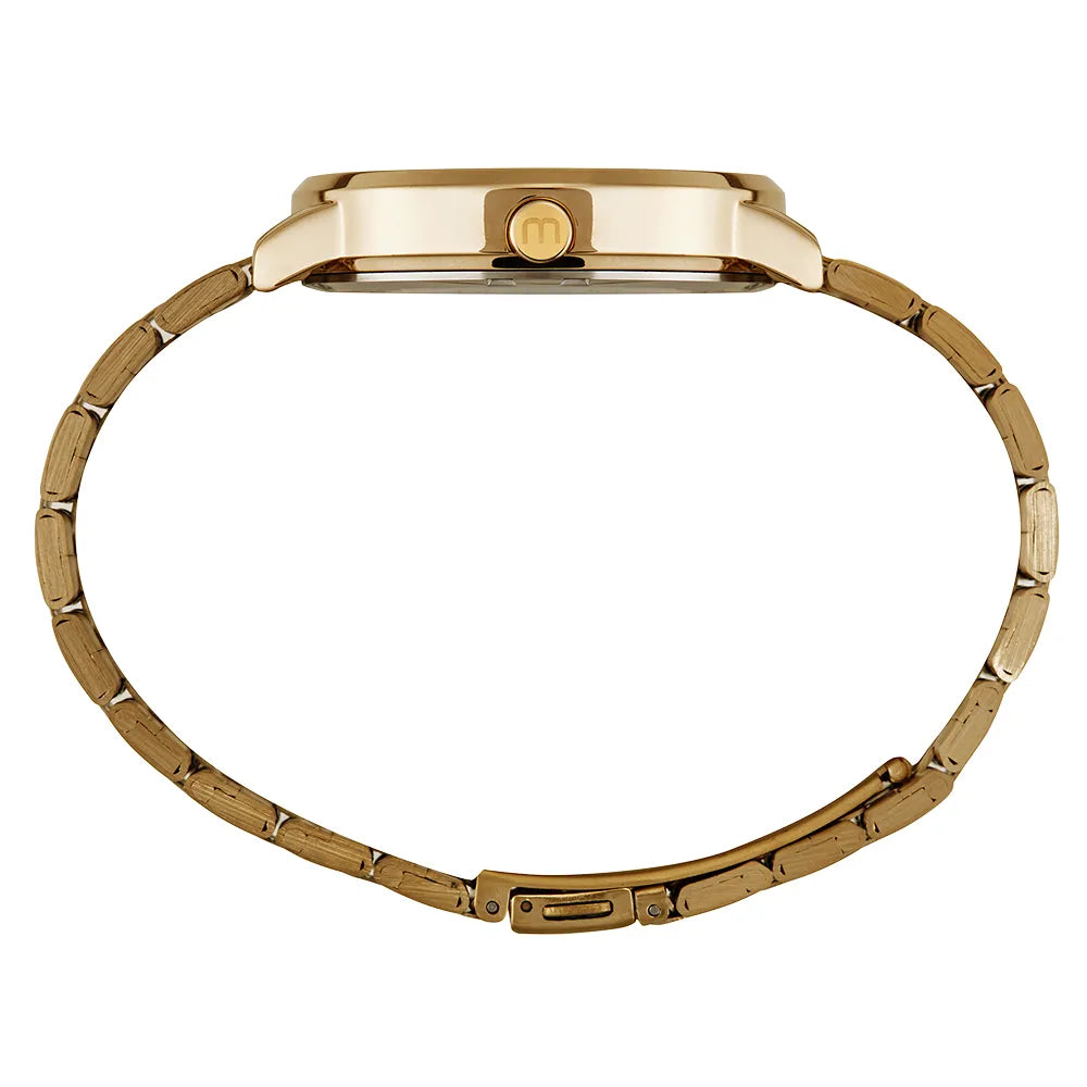 Kit Relógio Feminino Casual Dourado Com Semijoias